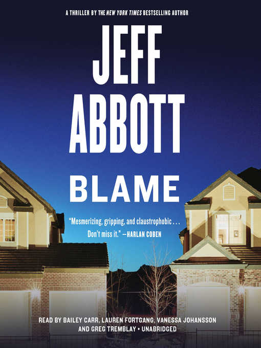 Title details for Blame by Jeff Abbott - Wait list
